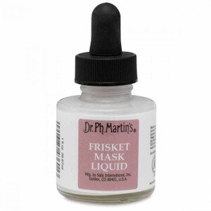 Frisket Mask Liquid in a 1 ounce bottle.